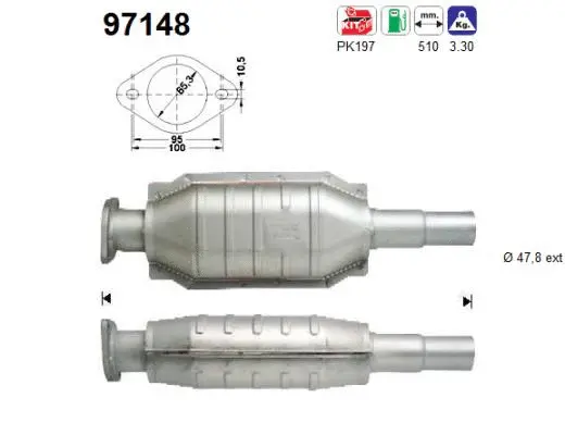 Catalyseur AS 97148