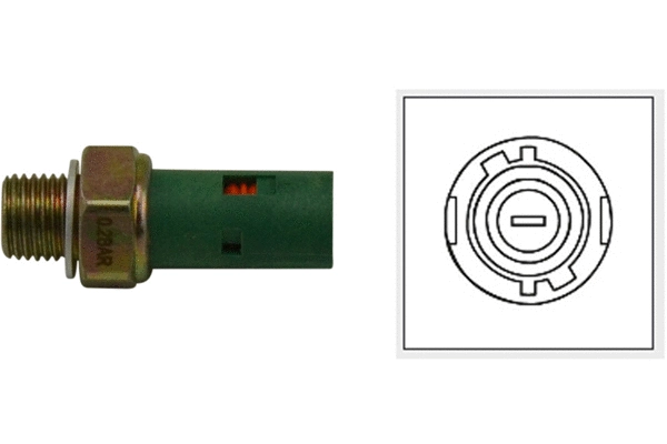 Indicateur de pression d'huile KAVO PARTS EOP-6501