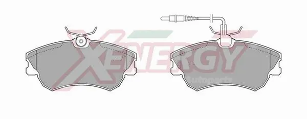 Kit de plaquettes de frein, frein à disque AP XENERGY X40686