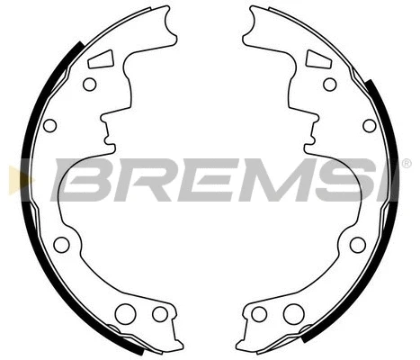 Jeu de mâchoires de frein BREMSI GF4514