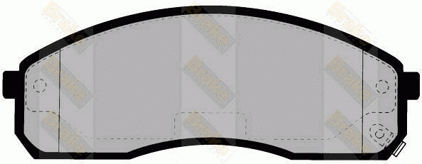 Kit de plaquettes de frein, frein à disque Brake ENGINEERING PA1420