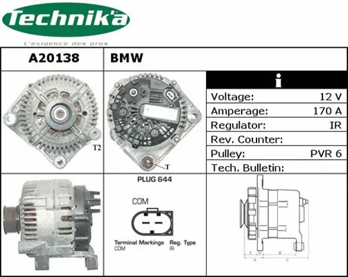 Alternateur Technika A20138