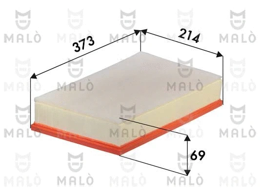 Filtre à air AKRON-MALÒ 1500683