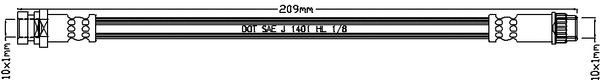 Flexible de frein JURATEK JBH1317