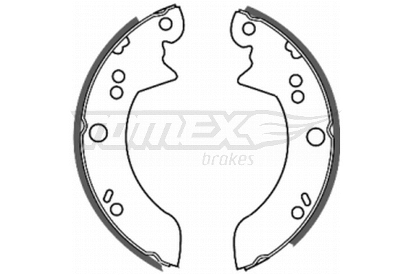Jeu de mâchoires de frein TOMEX Brakes TX 20-35