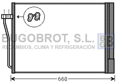 Condenseur, climatisation BUGOBROT 62-BW5371