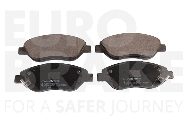 Kit de plaquettes de frein, frein à disque EUROBRAKE 55022223106