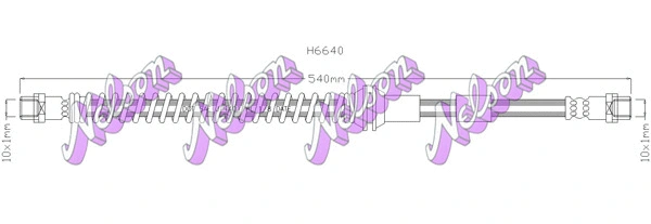 Flexible de frein KAWE H6640