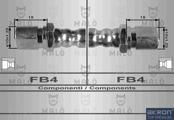 Flexible de frein AKRON-MALÒ 8360