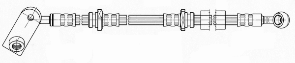 Flexible de frein CEF 512030