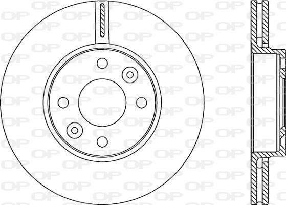 Disque de frein OPEN PARTS BDR1985.20