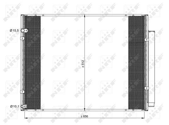 Condenseur, climatisation NRF 35857