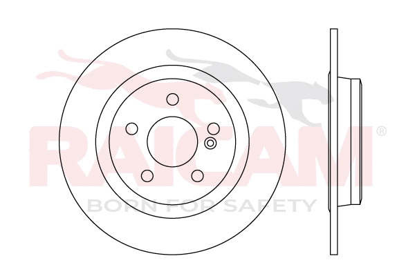 Disque de frein RAICAM RD01505