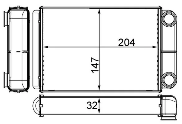 Système de chauffage MAHLE AH 258 000S