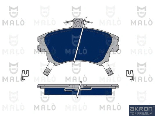 Kit de plaquettes de frein, frein à disque AKRON-MALÒ 1050333
