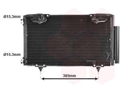 Condenseur, climatisation VAN WEZEL 53005327