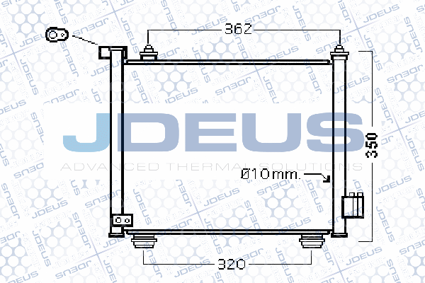Condenseur, climatisation JDEUS 720M11