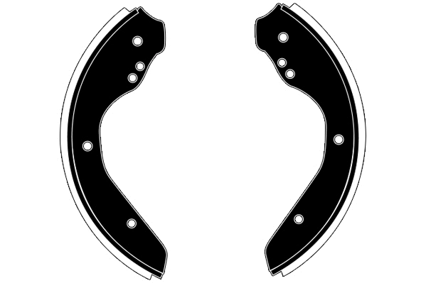 Jeu de mâchoires de frein RAICAM RA23900