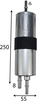 Filtre à carburant JS ASAKASHI FS32001