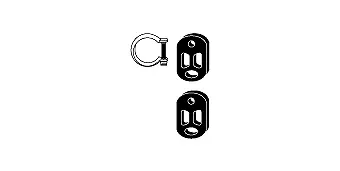 Kit d'assemblage, système d'échappement HJS 82 21 6820