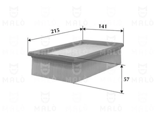 Filtre à air AKRON-MALÒ 1500258