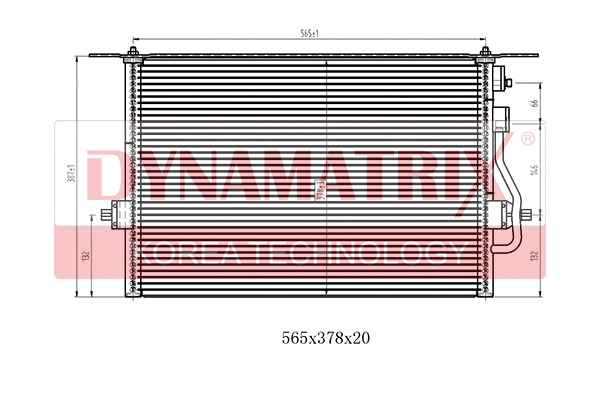 Condenseur, climatisation DYNAMATRIX DR94308