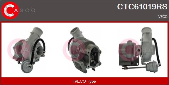 Turbocompresseur, suralimentation CASCO CTC61019RS