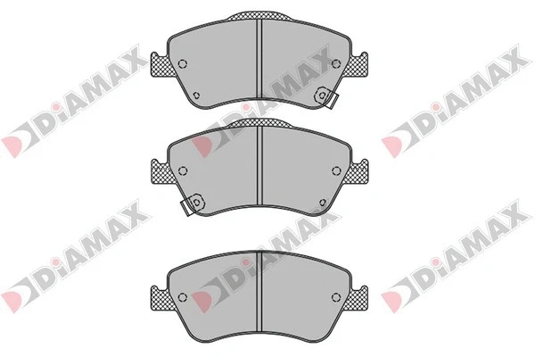 Kit de plaquettes de frein, frein à disque DIAMAX N09572