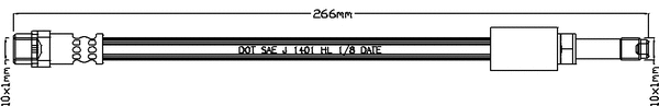 Flexible de frein JURATEK JBH1089