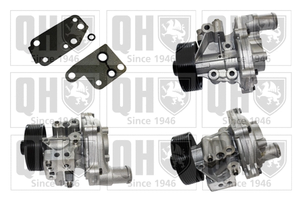 Pompe à eau, refroidissement du moteur QUINTON HAZELL QCP3748BH
