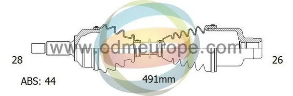 Arbre de transmission 4X4 ESTANFI EST-18-011711