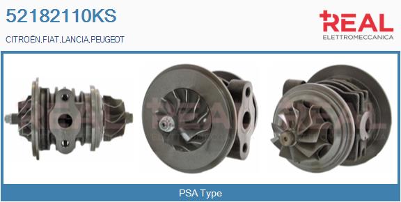 Groupe carter, turbocompresseur REAL 52182110KS