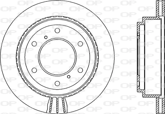Disque de frein OPEN PARTS BDR2134.20