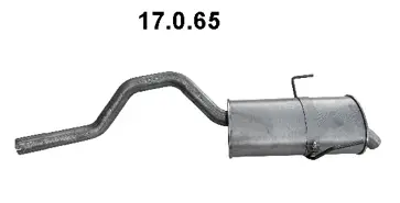 Silencieux arrière EBERSPÄCHER 17.0.65
