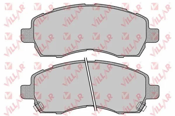 Kit de plaquettes de frein, frein à disque VILLAR 626.1025