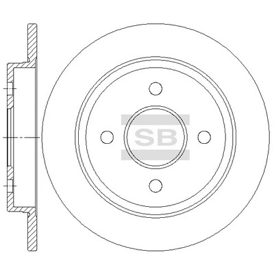 Disque de frein Hi-Q SD5338