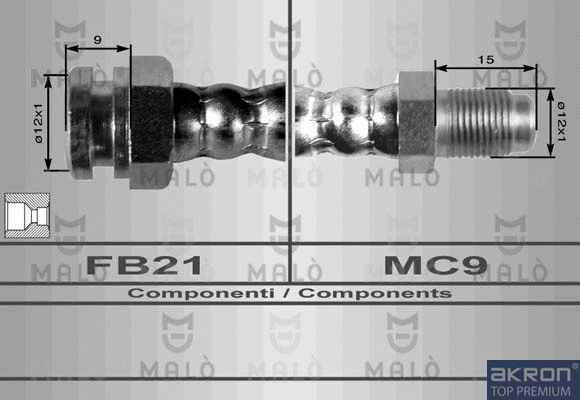 Flexible de frein AKRON-MALÒ 8642