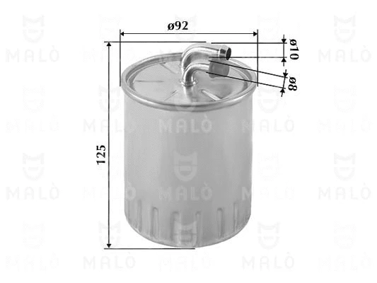 Filtre à carburant AKRON-MALÒ 1520205