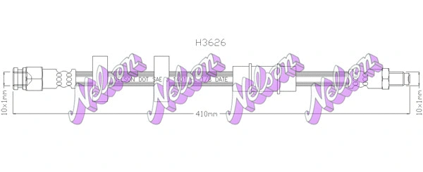 Flexible de frein KAWE H3629