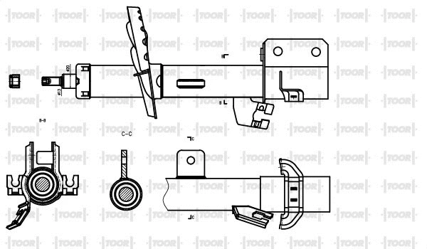 Amortisseur TOOR SG11620