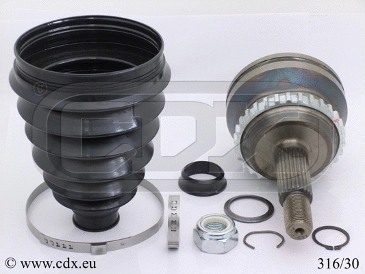 Jeu de joints, arbre de transmission CDX 316/30