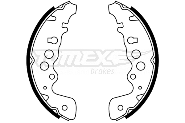 Jeu de mâchoires de frein TOMEX Brakes TX 22-04