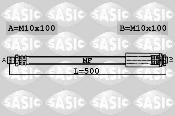 Flexible de frein SASIC 6606224