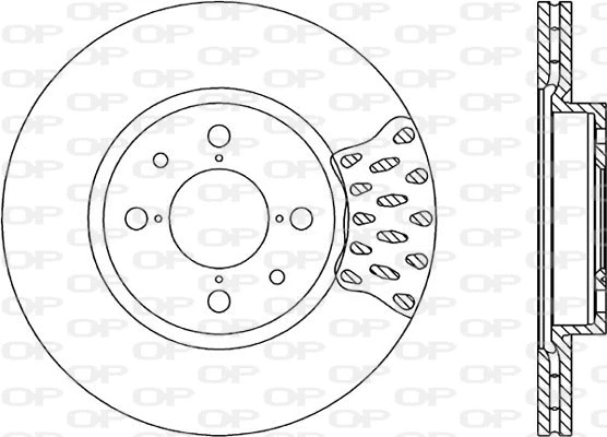 Disque de frein OPEN PARTS BDA1146.20