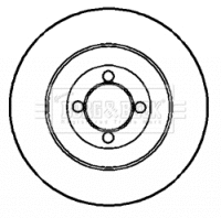 Disque de frein BORG & BECK BBD5720S