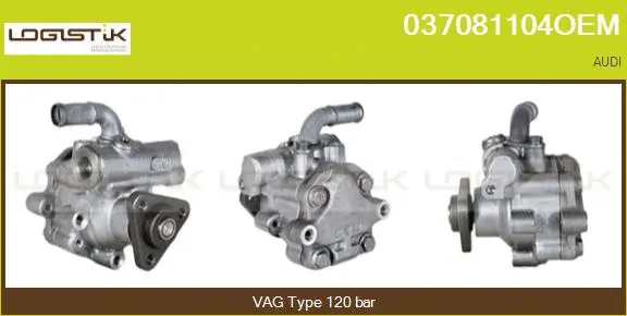 Pompe hydraulique, direction LGK 037081104OEM
