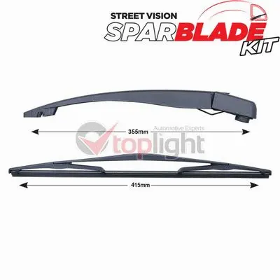 Kit de bras d'essuie-glace, nettoyage des vitres AE TOPLIGHT TRA-O1M3