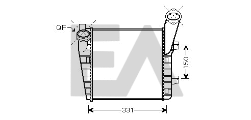 Refroidisseur d'air de suralimentation EACLIMA 36A77027