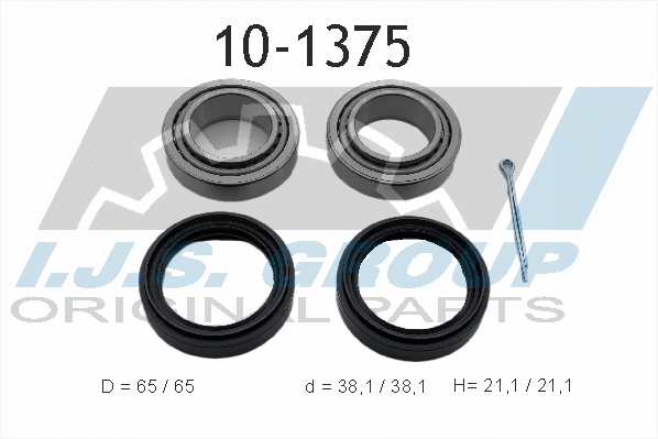 Kit de roulements de roue IJS GROUP 10-1375