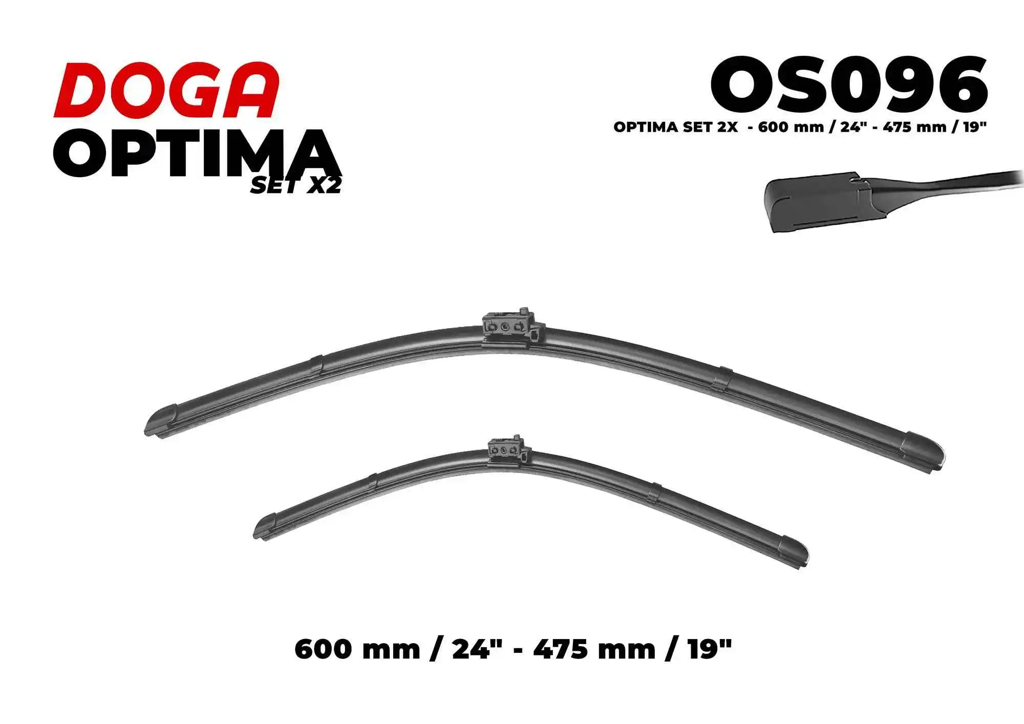 Balai d'essuie-glace DOGA OS096
